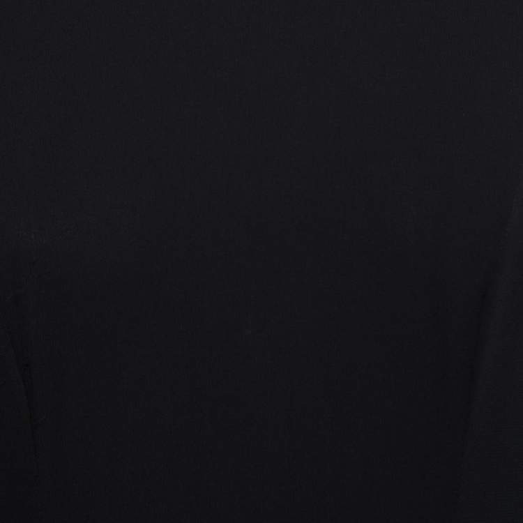 Pre Owned Zimmermann Black Crepe Pleated Maxi Dress M