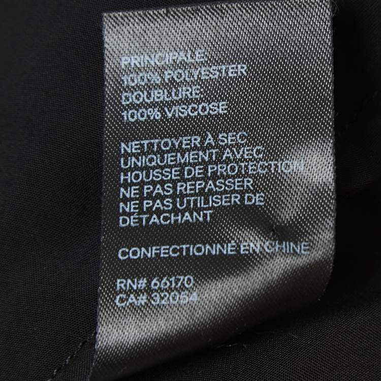 Pre Owned Zimmermann Black Crepe Pleated Maxi Dress M