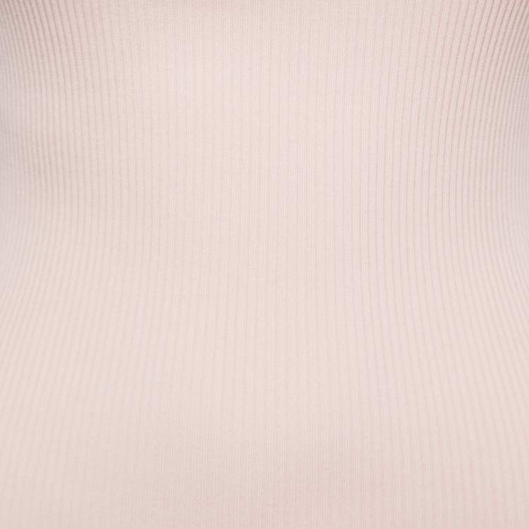 Pre Owned Zimmermann Pink Rib Knit Anneke Tank Top M