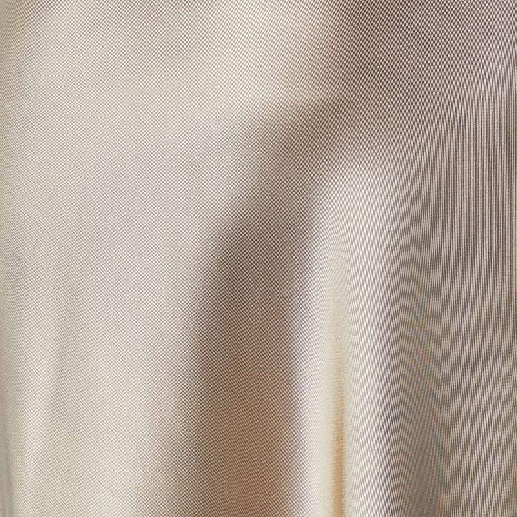 Pre Owned Zimmermann Gold Sateen Unbridled Valiant Maxi Skirt S