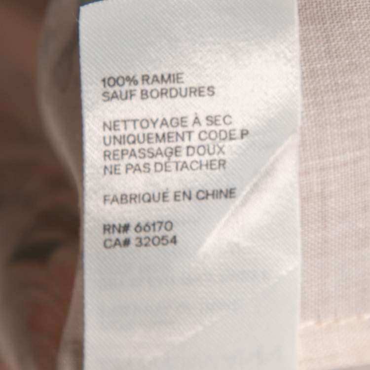 Pre Owned Zimmermann Light Pink Mixed Printed Ramie Shirt M