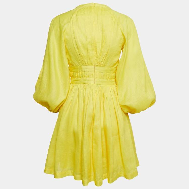 Zimmermann yellow cheap dress