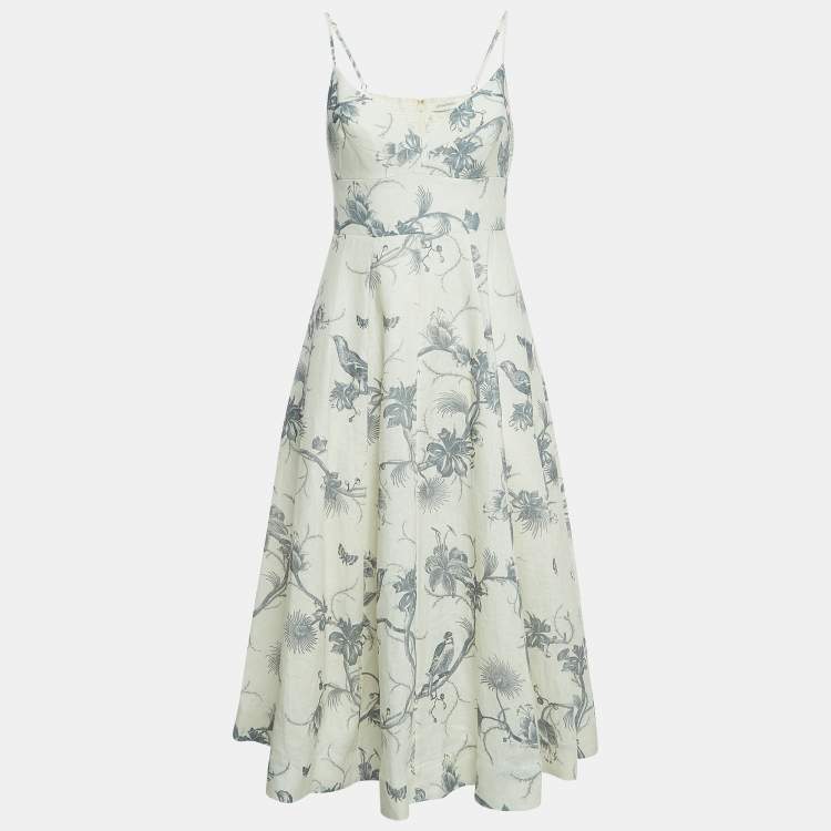 【ZIMMERMANN】picnic floral-print linen ミディ ドレス ZIMMERMANN】picnic floral-print linen ミディ ドレス Shop