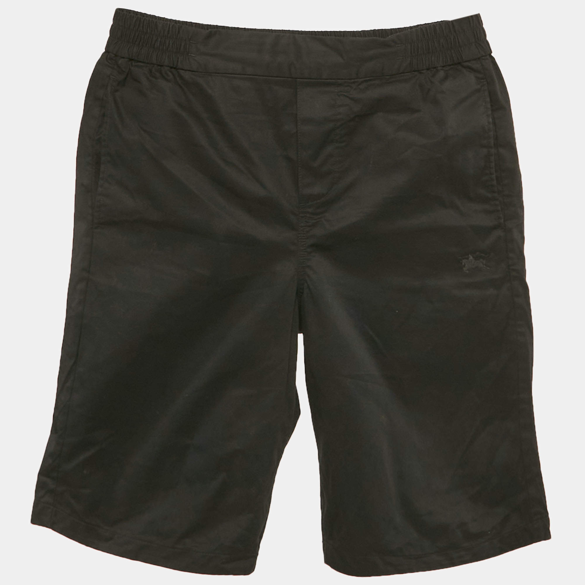 Pre Owned Burberry Kids Black Cotton Shorts 14Yrs