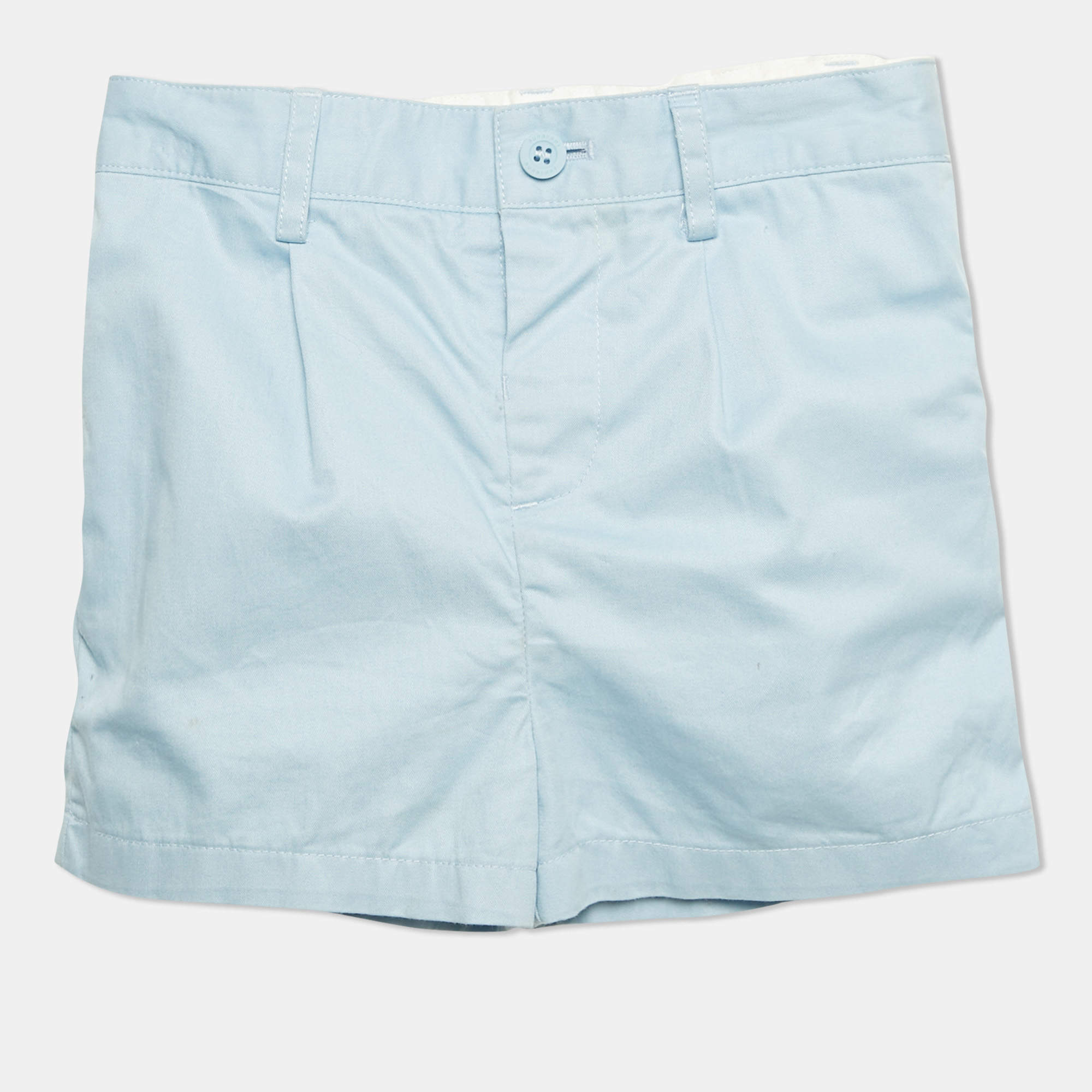 مملوكة مسبقًا Burberry Kids Blue Cotton Shorts 18M