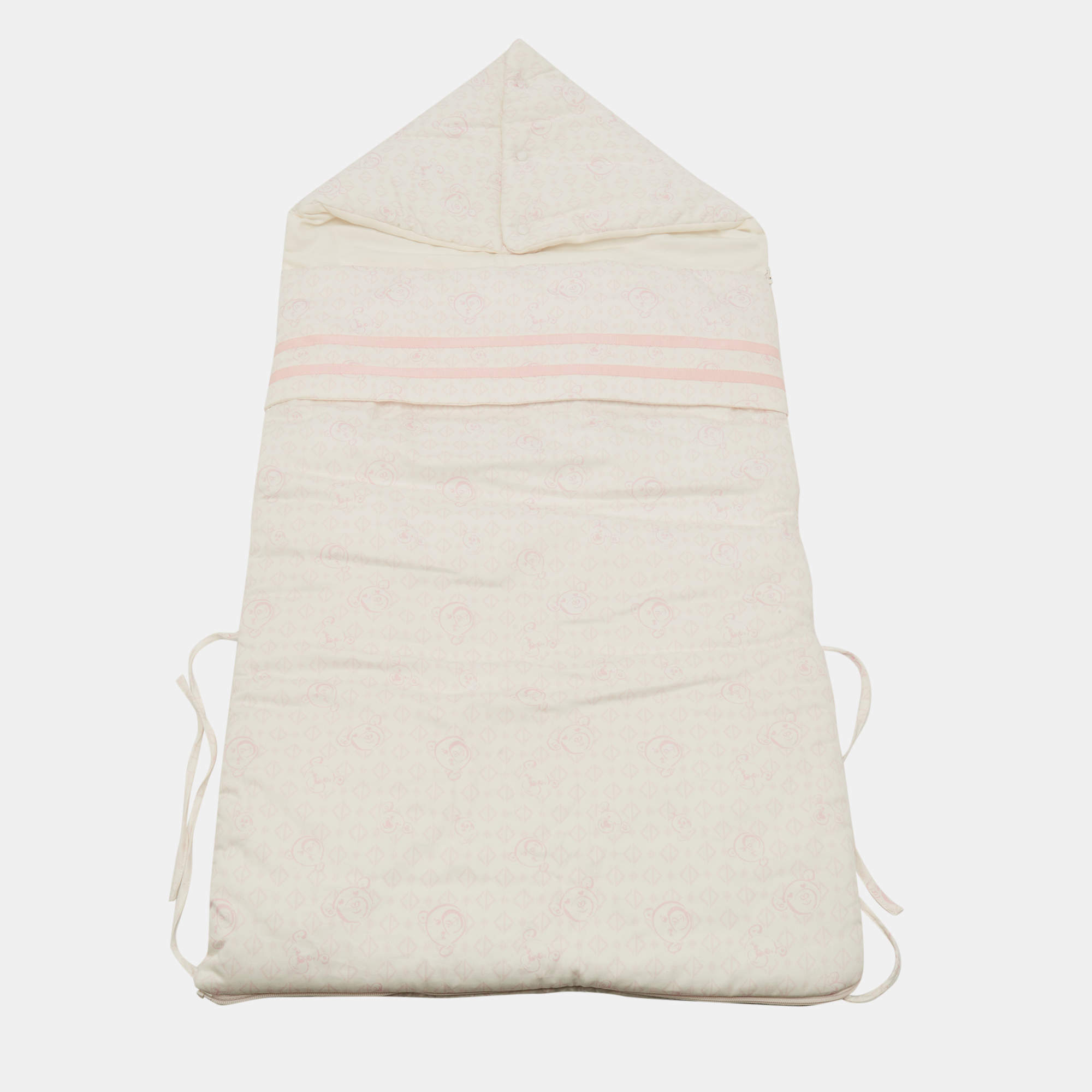 Pre Owned Baby Dior Pink Cotton Baby Blanket One Size