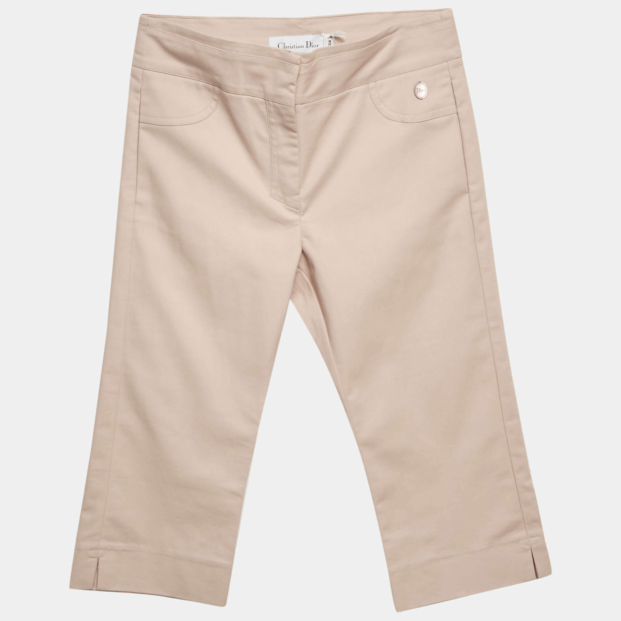 Christian Dior Kids Beige Cotton Pants 10 Yrs 