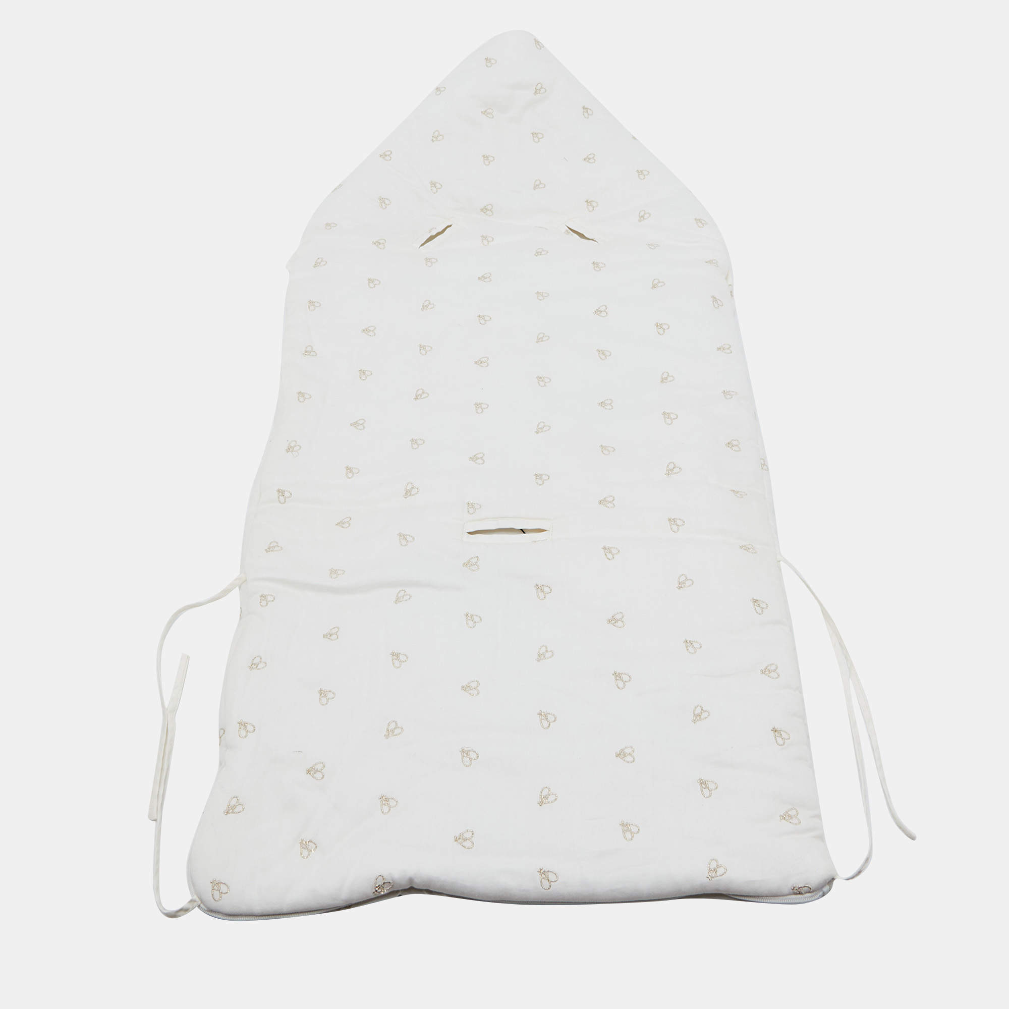 Baby Dior Off White Cotton Embroidered Sleeping Bag Dior TLC US