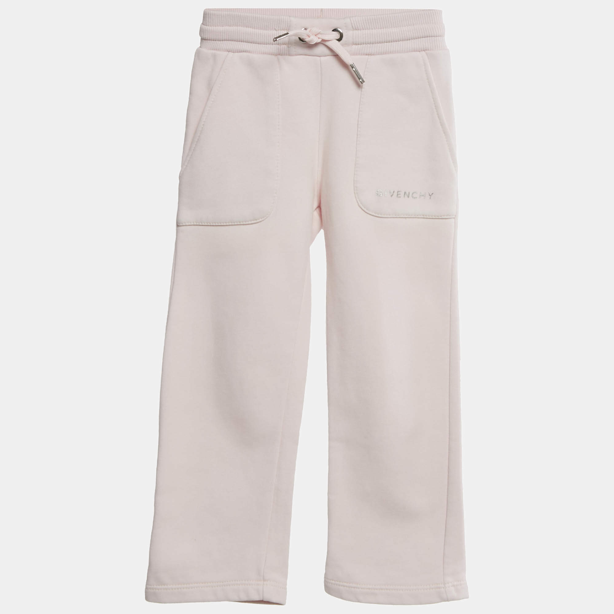 Pre Owned بنطلون جيفنشي أطفال محبوك قطن وردي 3 سنوات