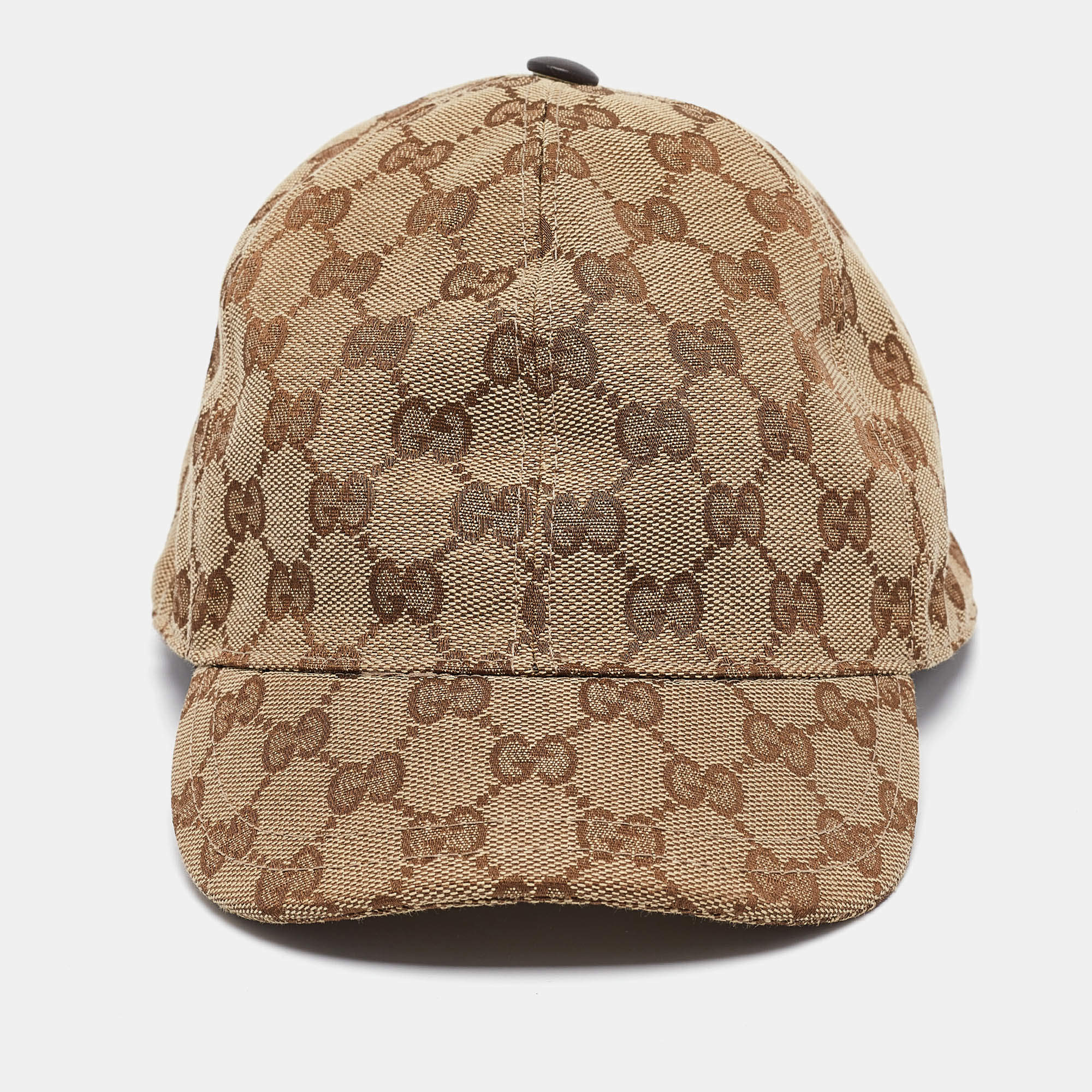 Gucci Beige GG Web Canvas Baseball Cap L Gucci TLC