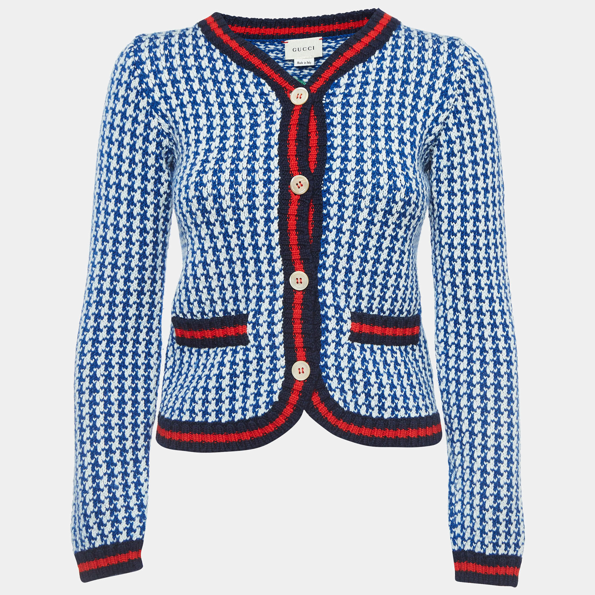 Gucci white cardigan best sale