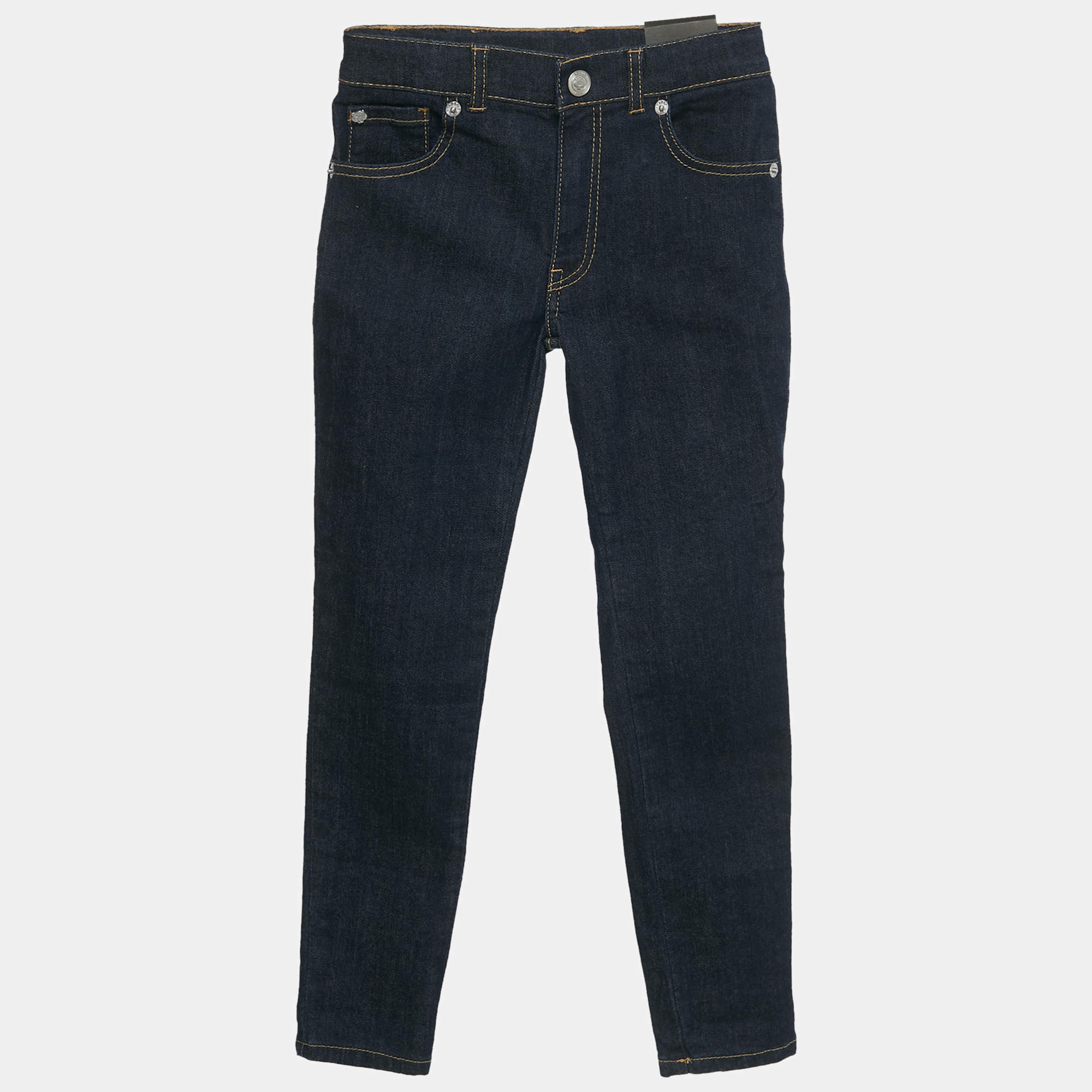 مملوكة مسبقًا جينز كينزو أطفال نيلي ضيق 8 سنوات/خصر 22 بوصة