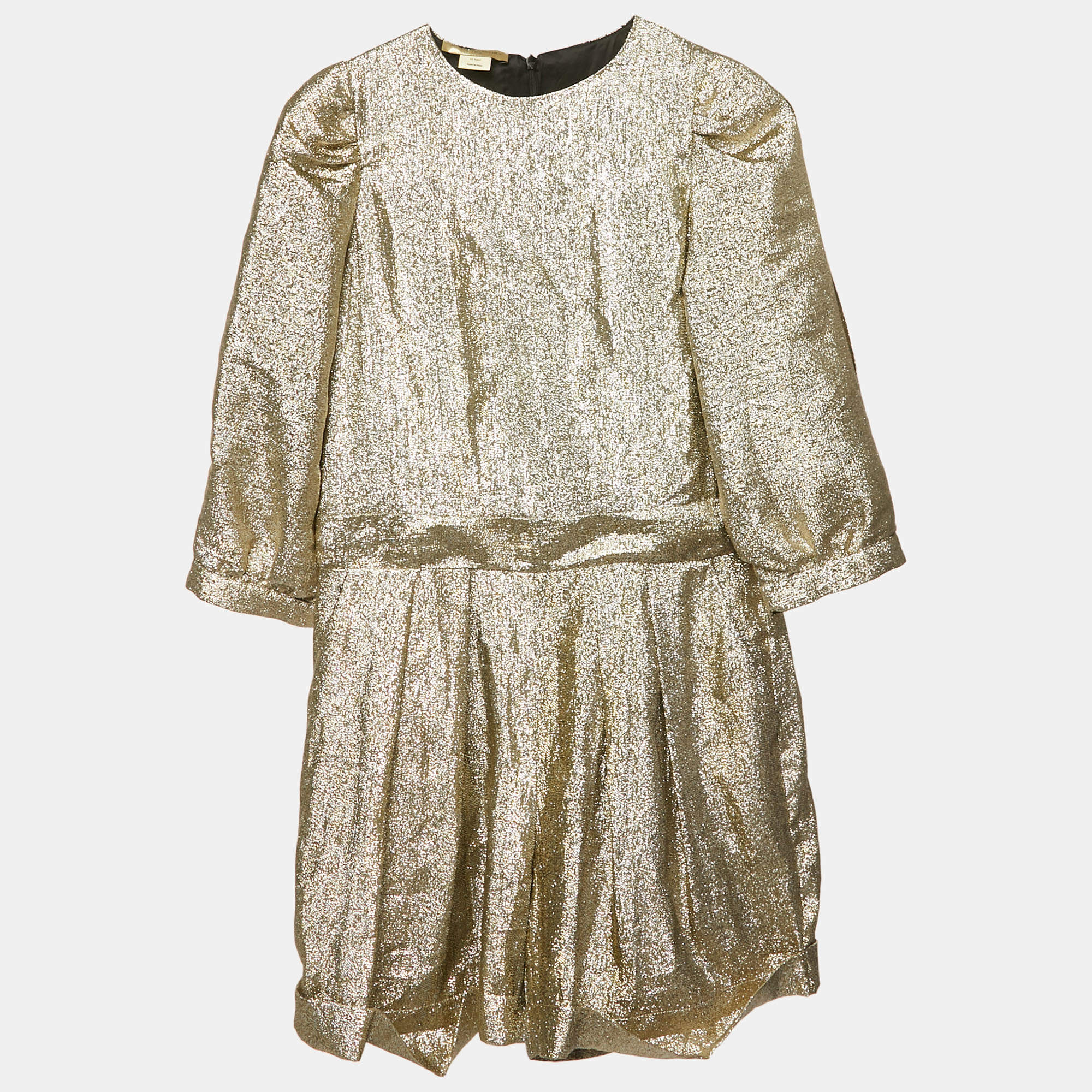 مملوكة مسبقًا Stella McCartney Kids Metallic Lamé Elisa Jumpsuit 12 Yrs
