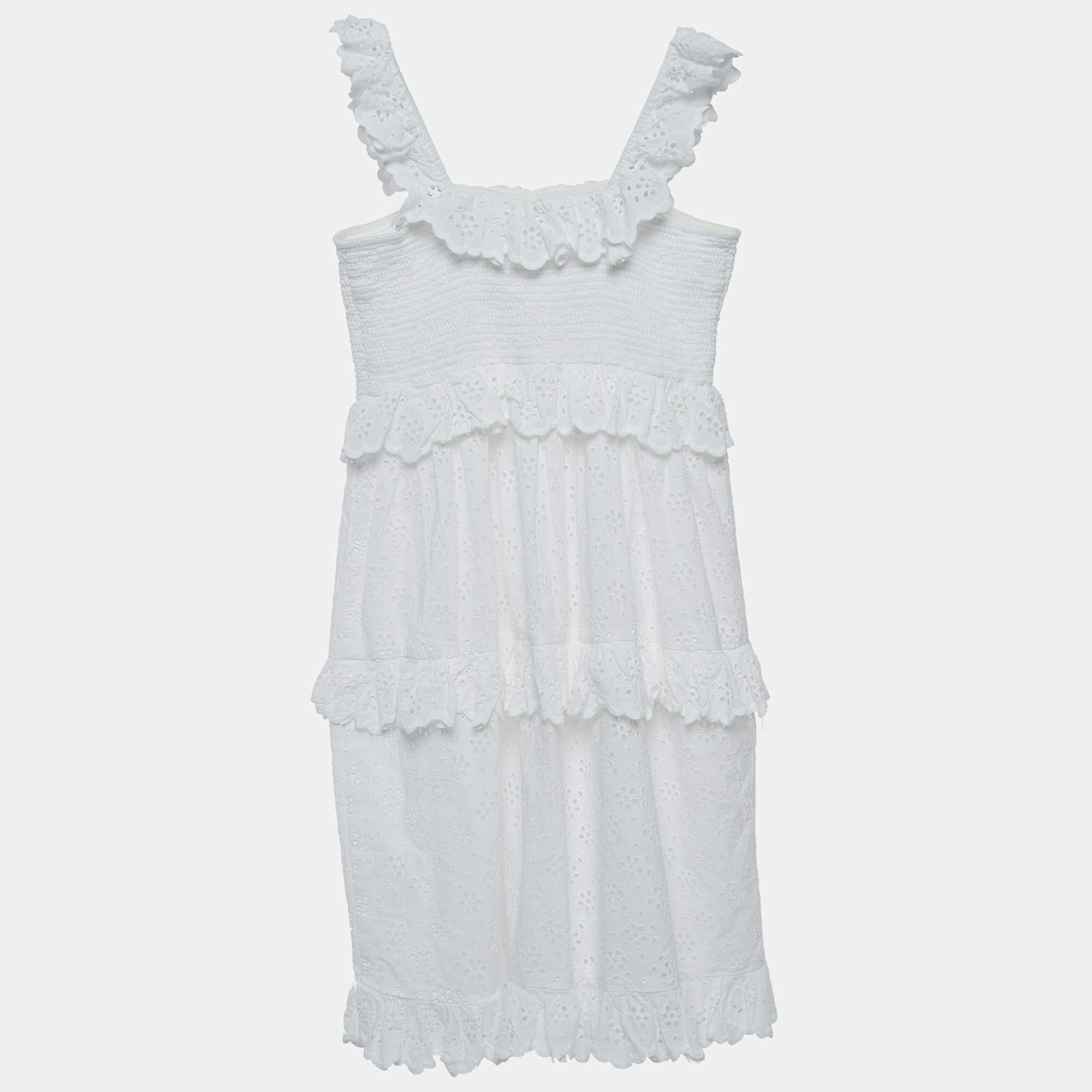 Zimmermann White Eyelet Cotton Dress (10 Yrs)