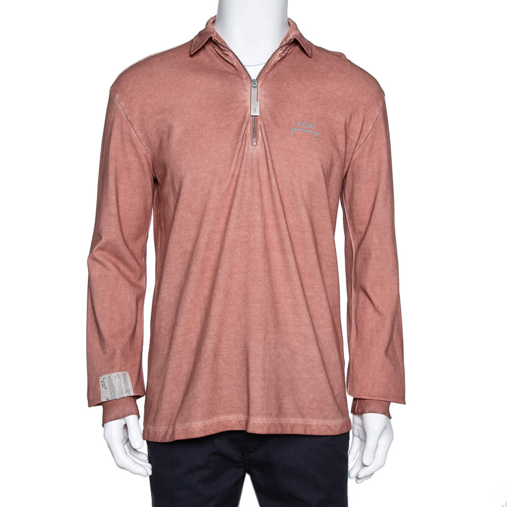 half zip front sweatshirt