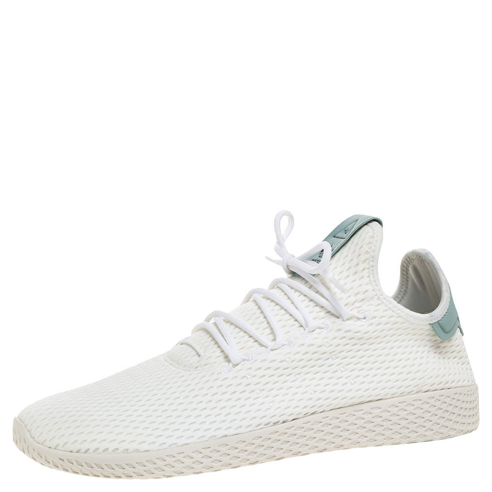 Pharrell Williams x Adidas White Cotton Knit PW Tennis Hu Sneakers Size 46  Adidas | TLC