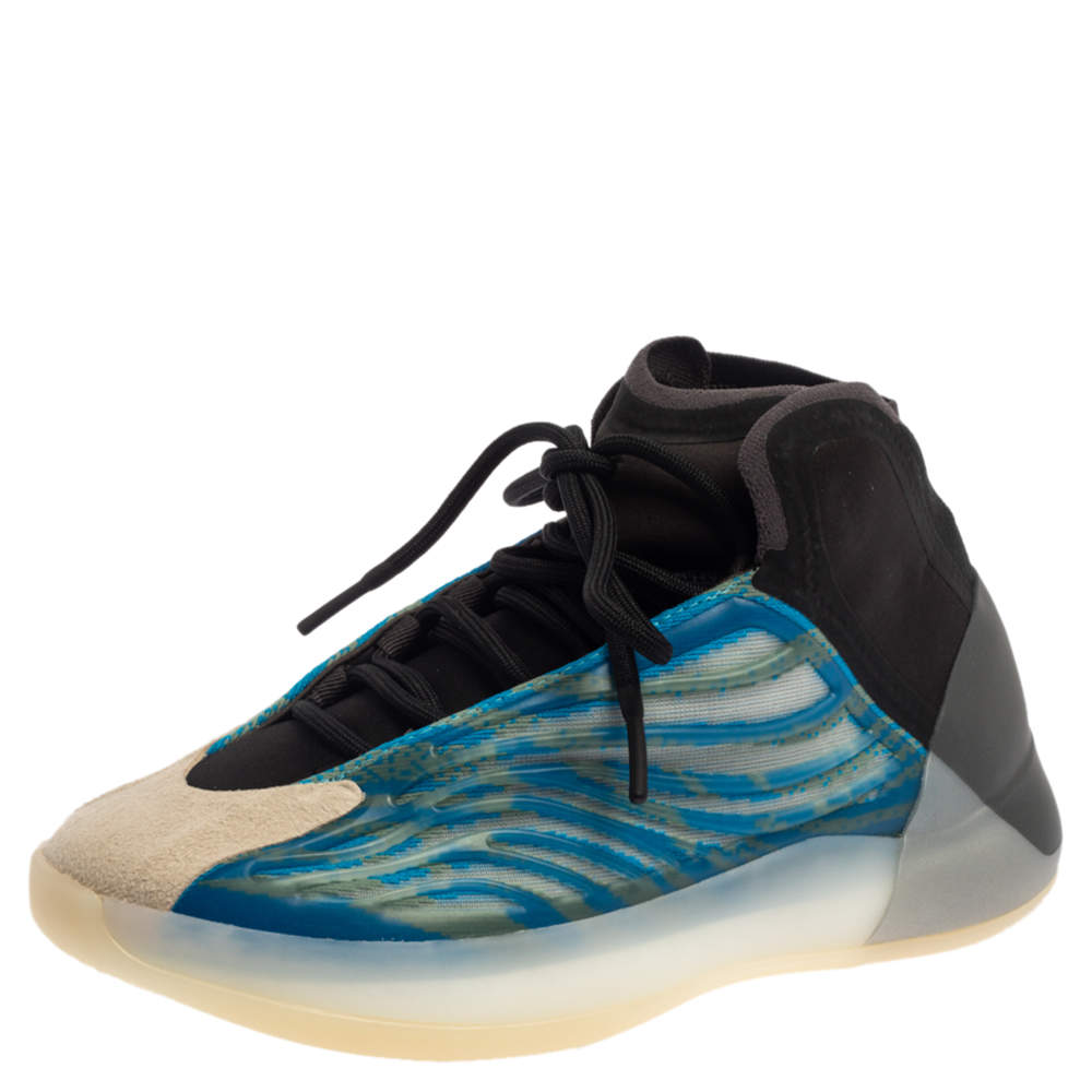 Adidas Yeezy QNTM BSKTBL Frozen Blue Sneakers Size EU 38 2/3 US 6