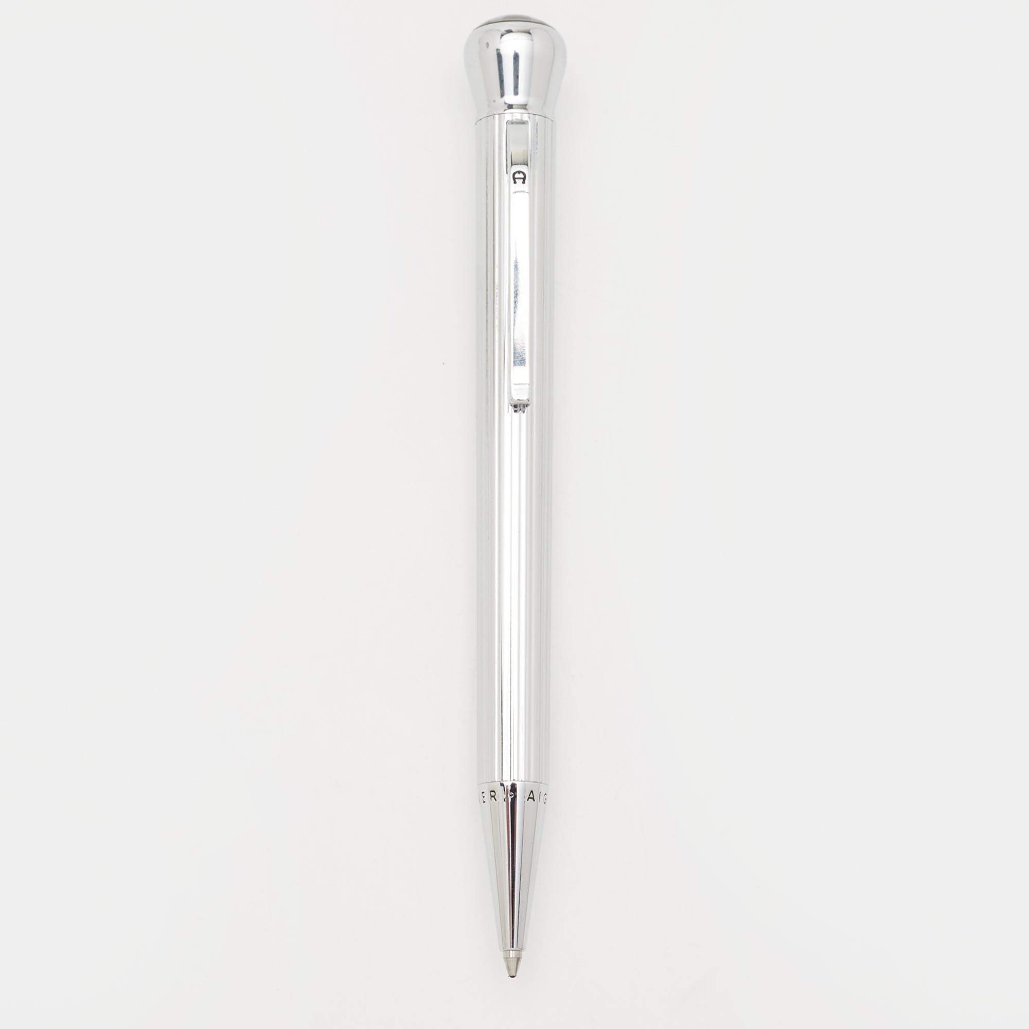 Aigner Silver Tone Ball Point Pen 