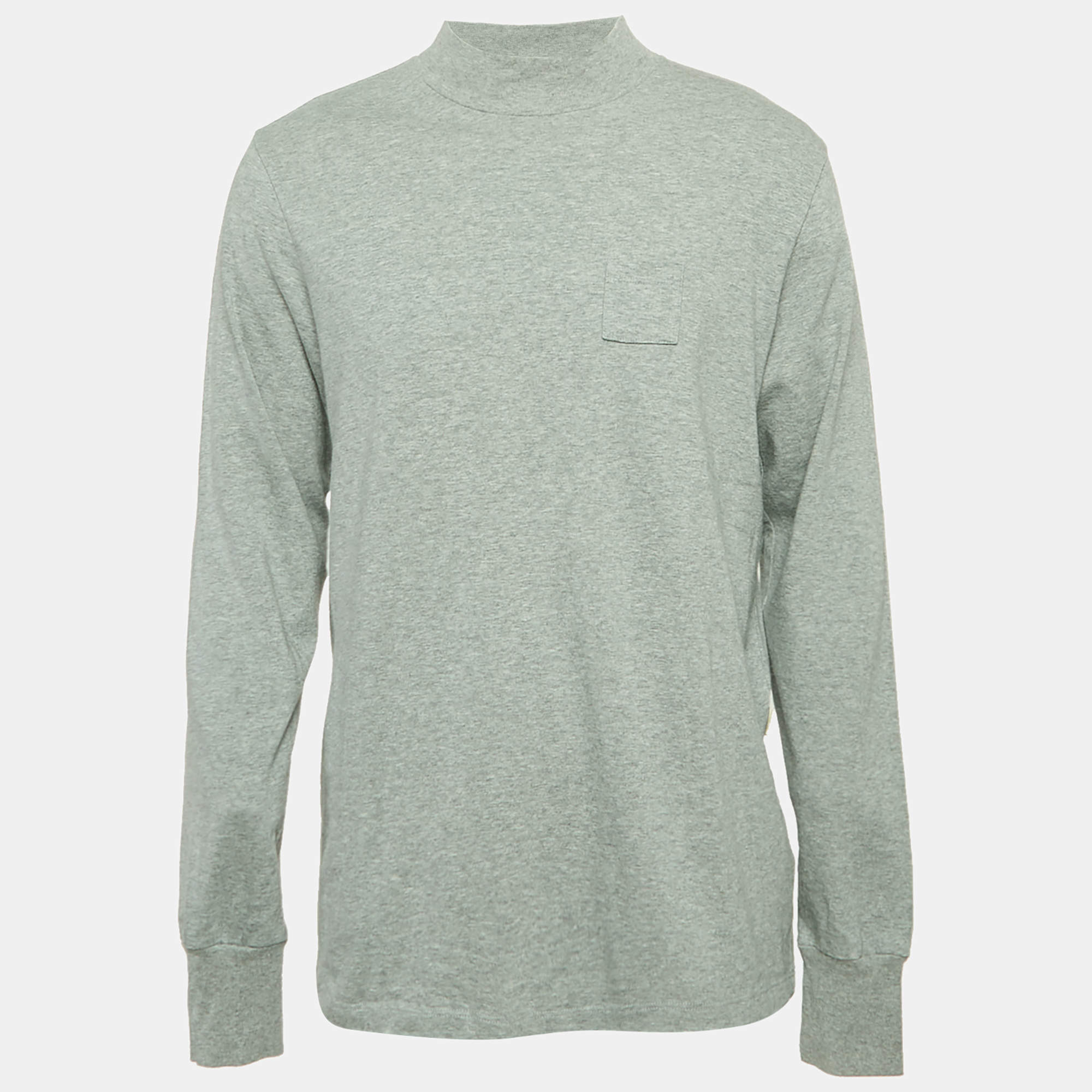 Aime Leon Dore Grey Cotton Knit Sweatshirt S