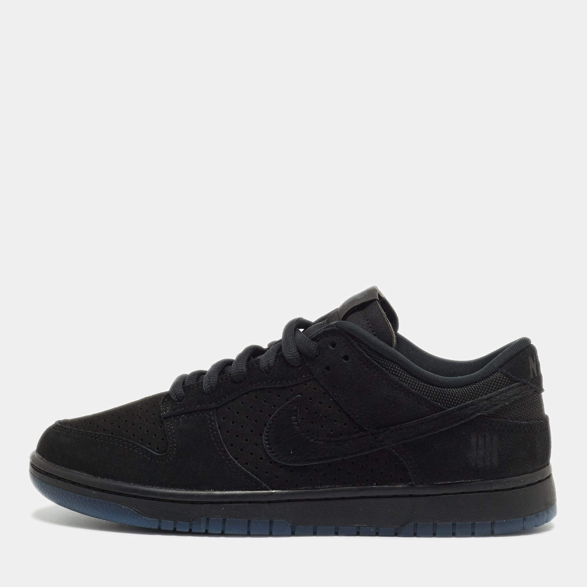 Nike Black and Mesh Dunk Low Top Sneakers Size 43