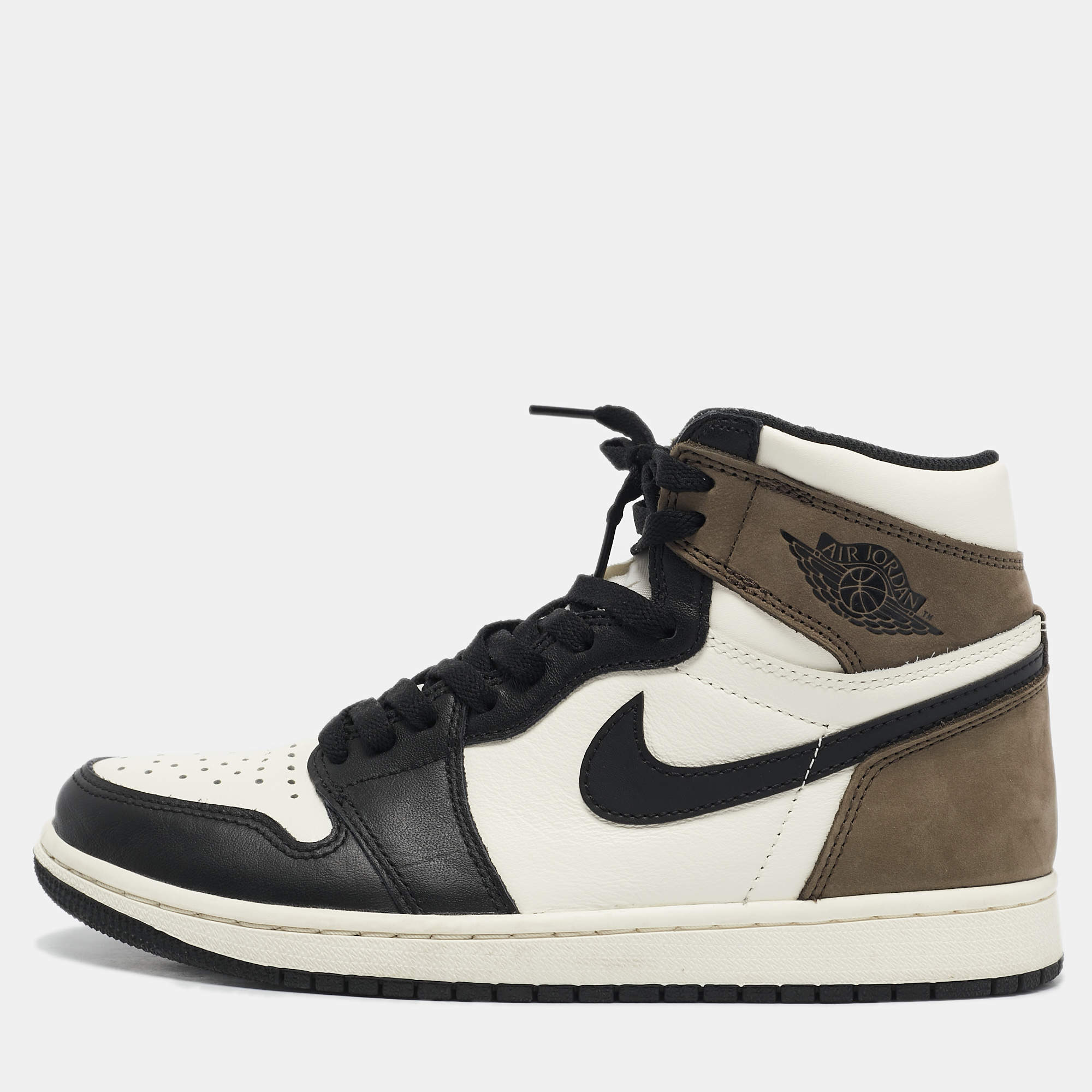 Air Jordans Tricolor Leather Jordan 1 Retro High OG Sneakers Size 41