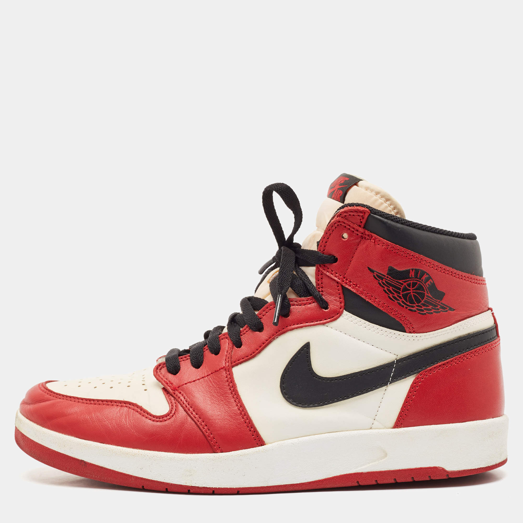 Air Jordans Multicolor Leather Jordan 1.5 Retro Chicago Sneakers Size 44