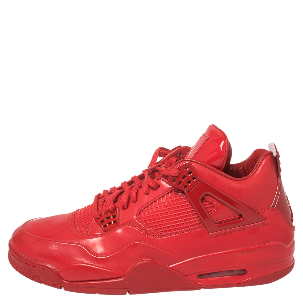 Air Jordan 4 Red Patent Leather 11Lab4 Sneaker Size 46 Air