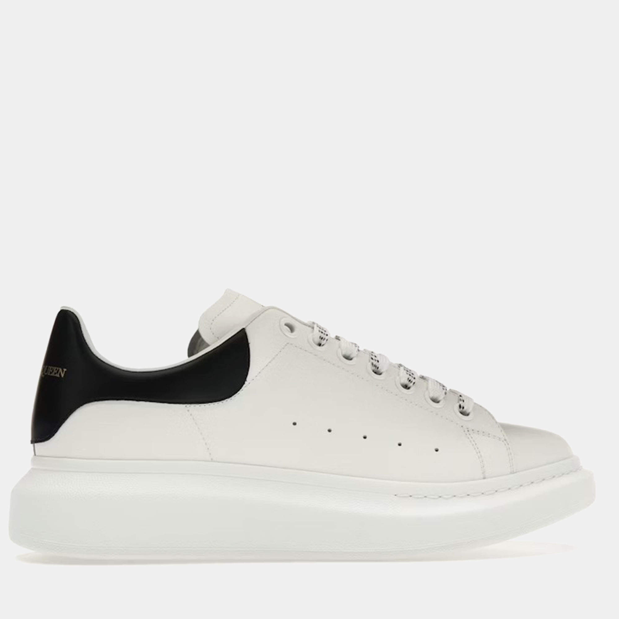 Alexander McQueen White Black Oversized Sneaker 41