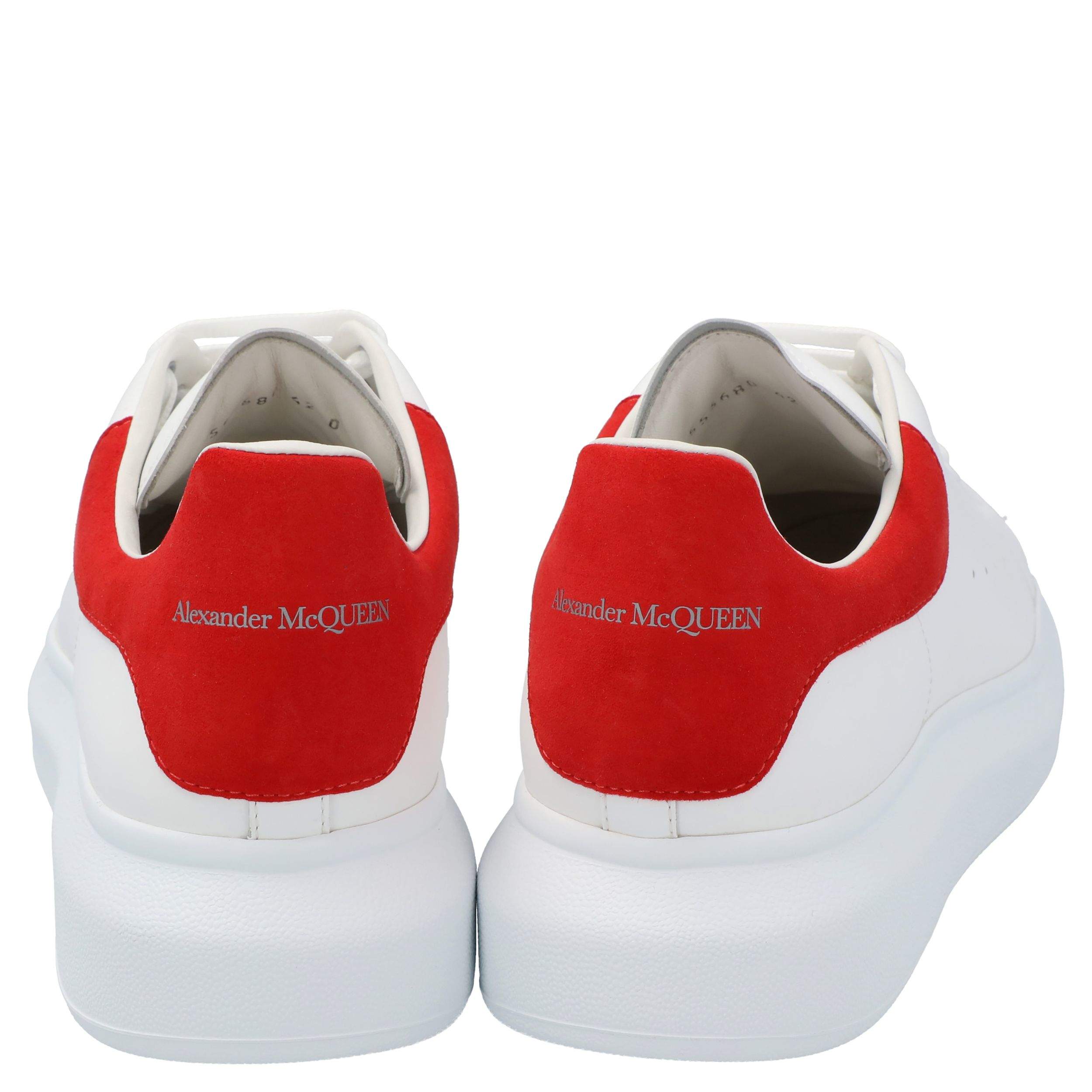 Alexander McQueen White/Red Men's Oversized Sneaker EU 42.5