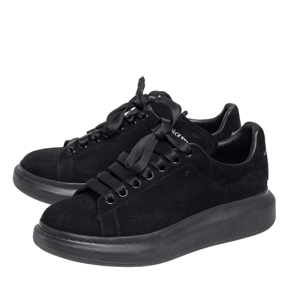 Alexander mcqueen hot sale sneakers black suede