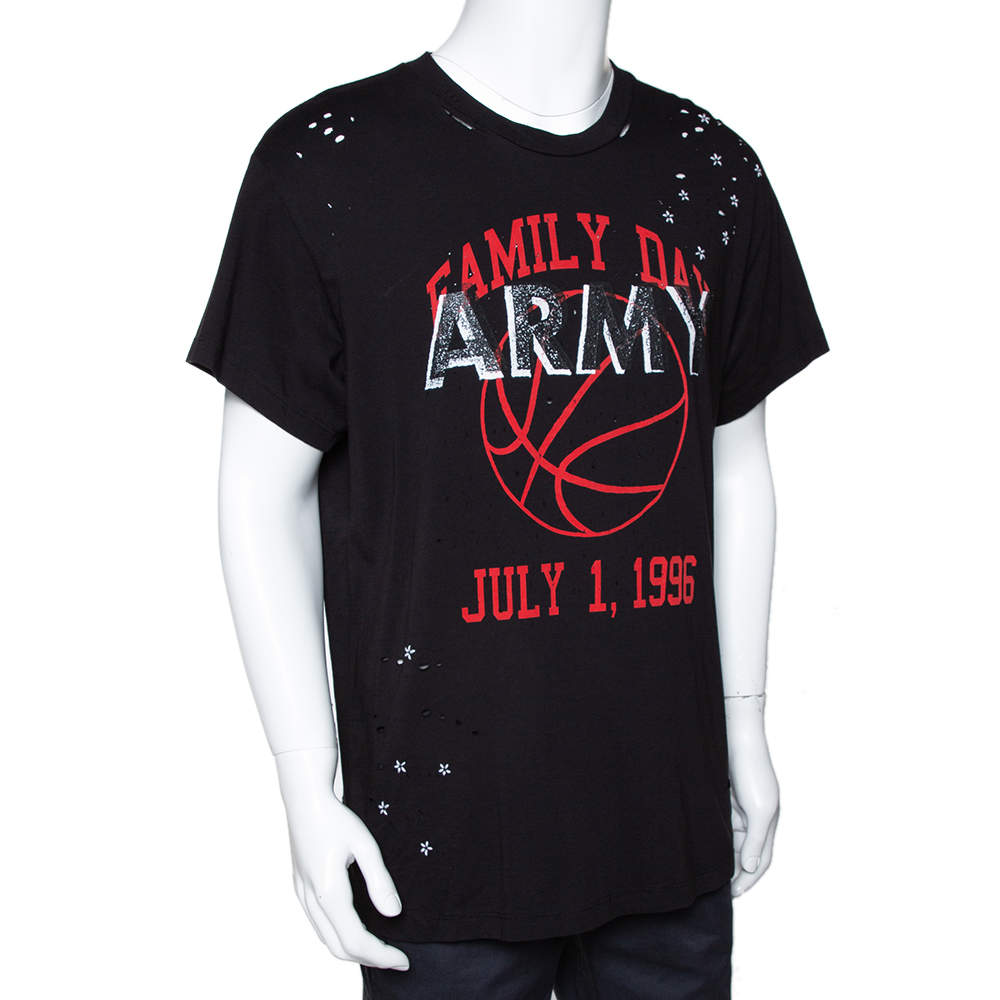 amiri army t shirt
