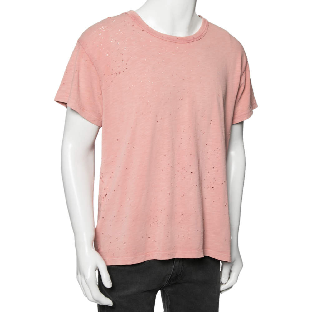 AMIRI - Logo cotton t-shirt Orange - The Corner