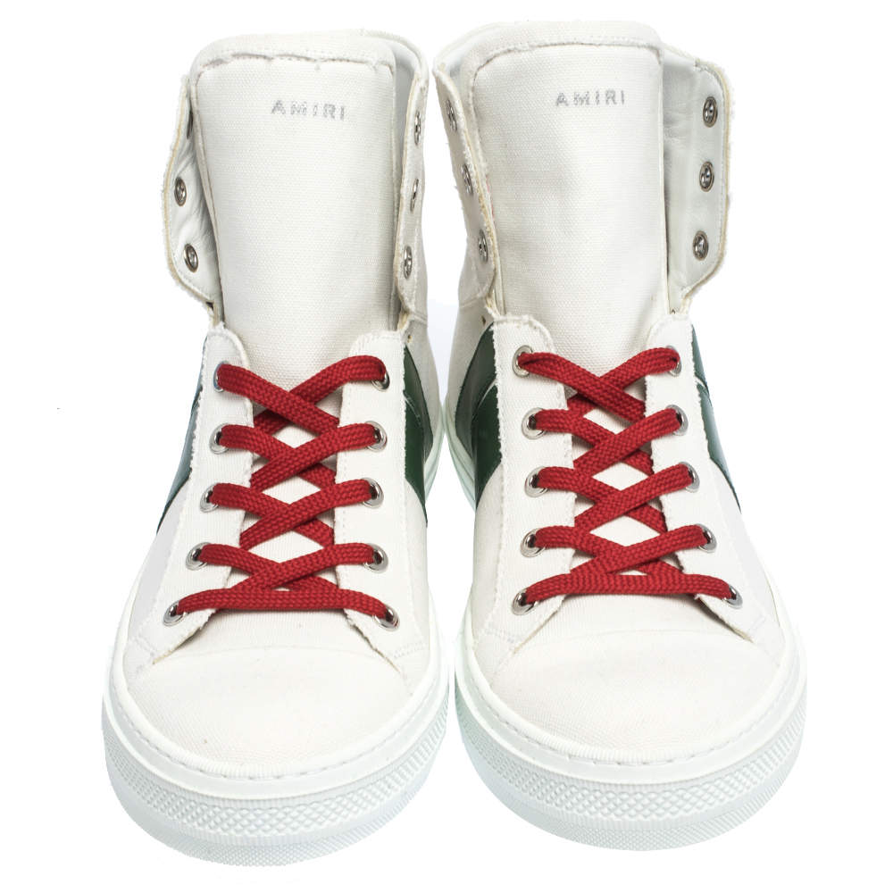 Amiri Canvas Printed Sneakers - White Sneakers, Shoes - AMIRI42213