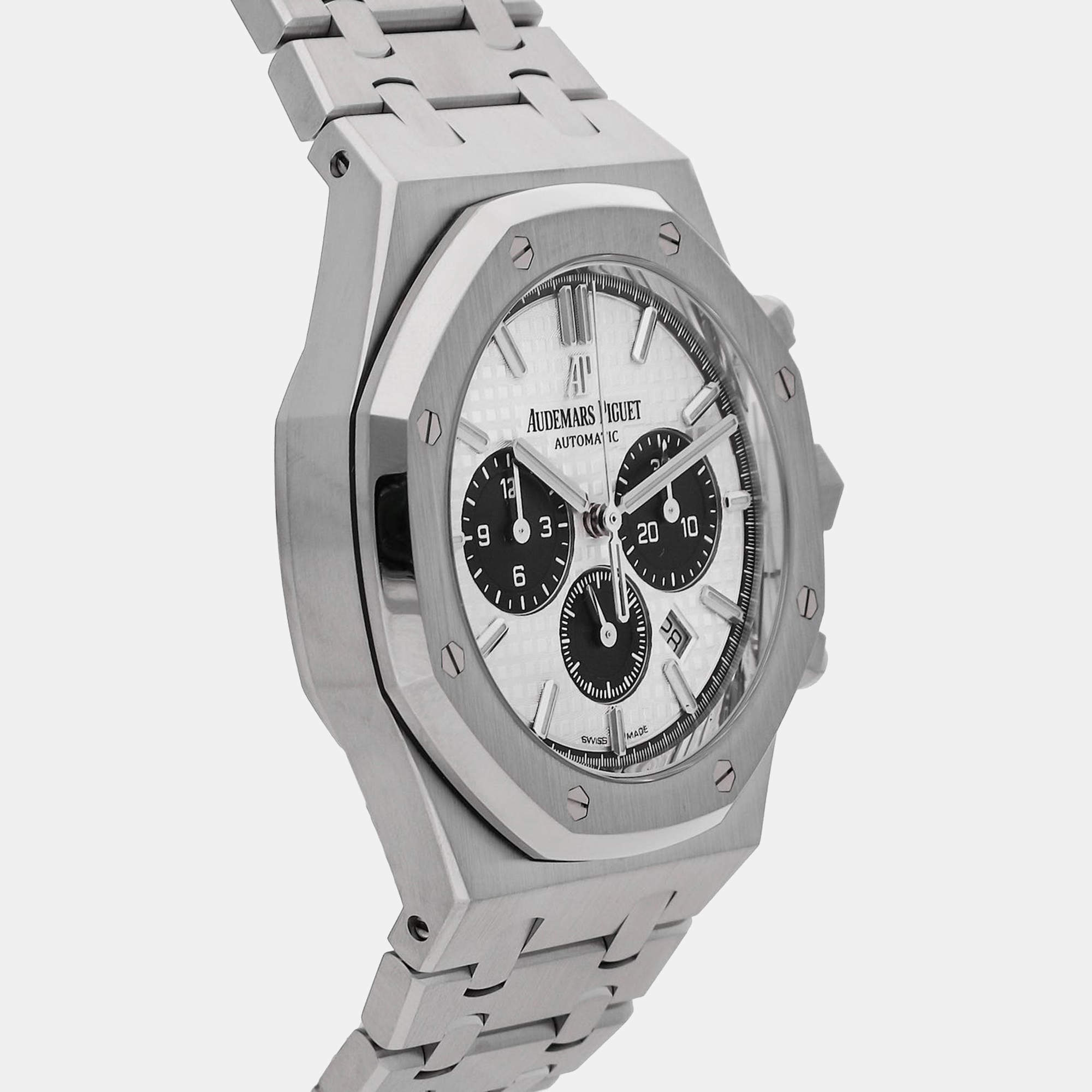 Audemars Piguet Royal Oak Chronograph 41mm Stainless Steel Black Dial – NY  WATCH LAB