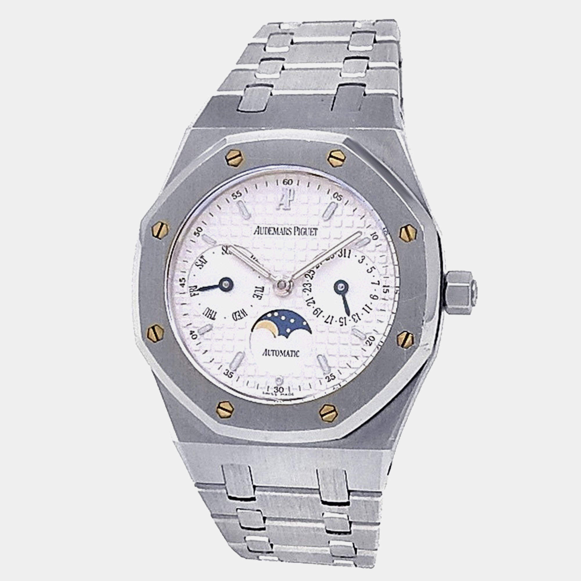 Pre Owned Audemars Piguet Royal Oak 25594ST.OO.0789ST.05 Automatic Silver Stainless Steel Men's Wristwatch 36 mm