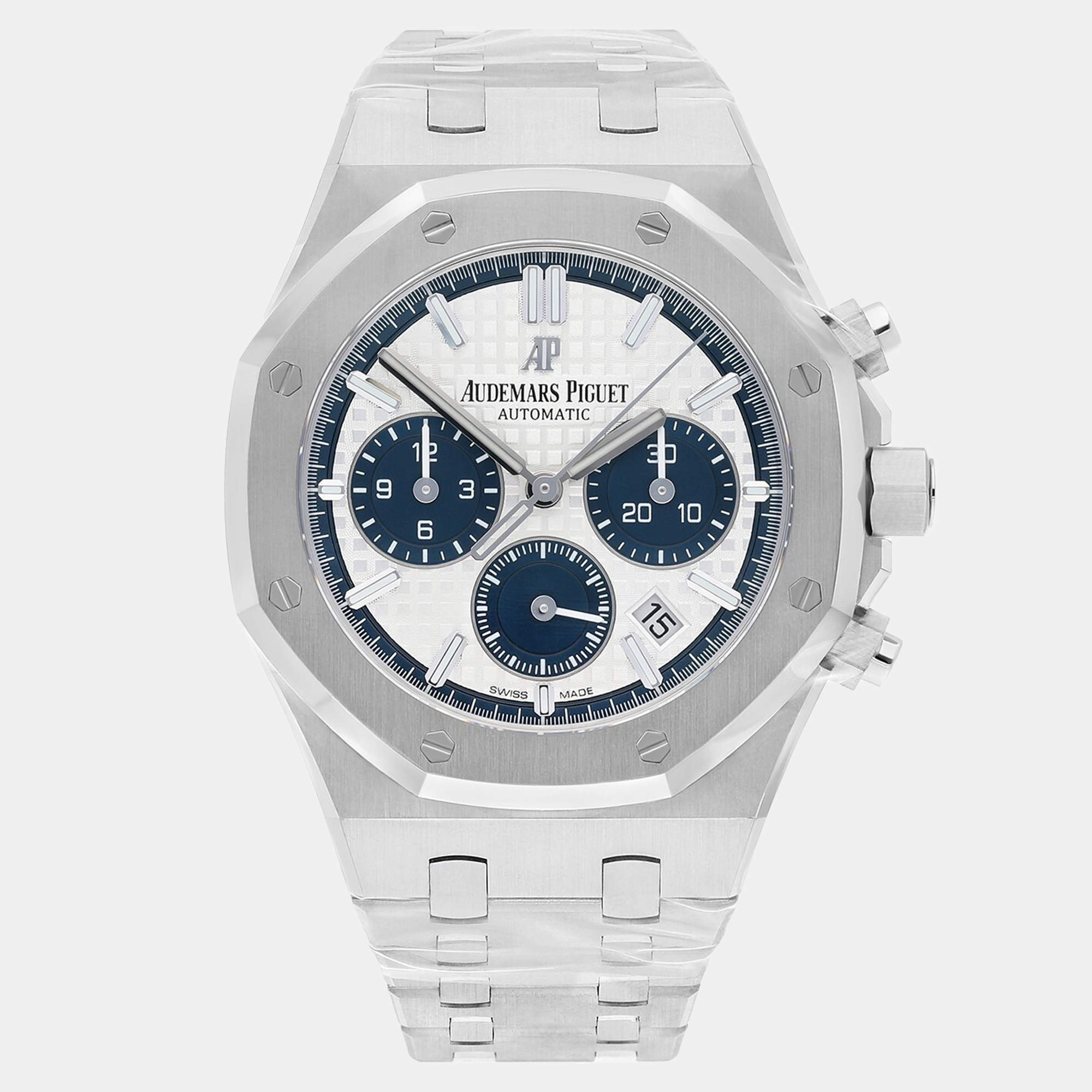 Pre Owned Audemars Piguet Royal Oak 26315ST.OO.1256ST.01 Automatic Silver Stainless Steel Men's Wristwatch 38 mm