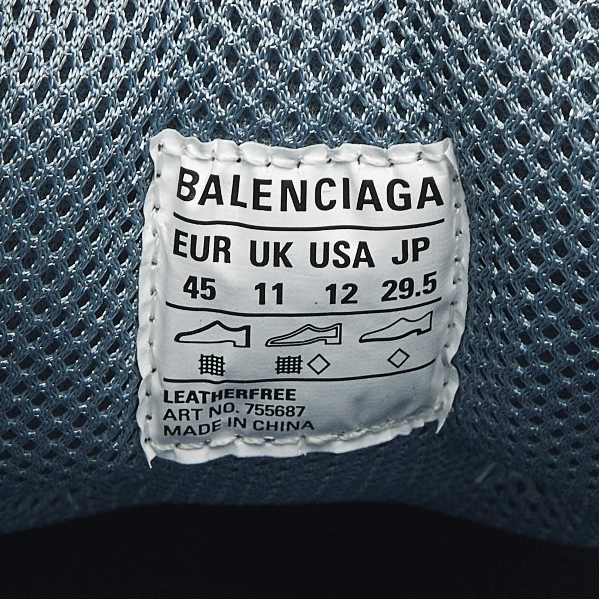 Balenciaga Blue Denim Triple S Mules Size 45 Balenciaga | TLC