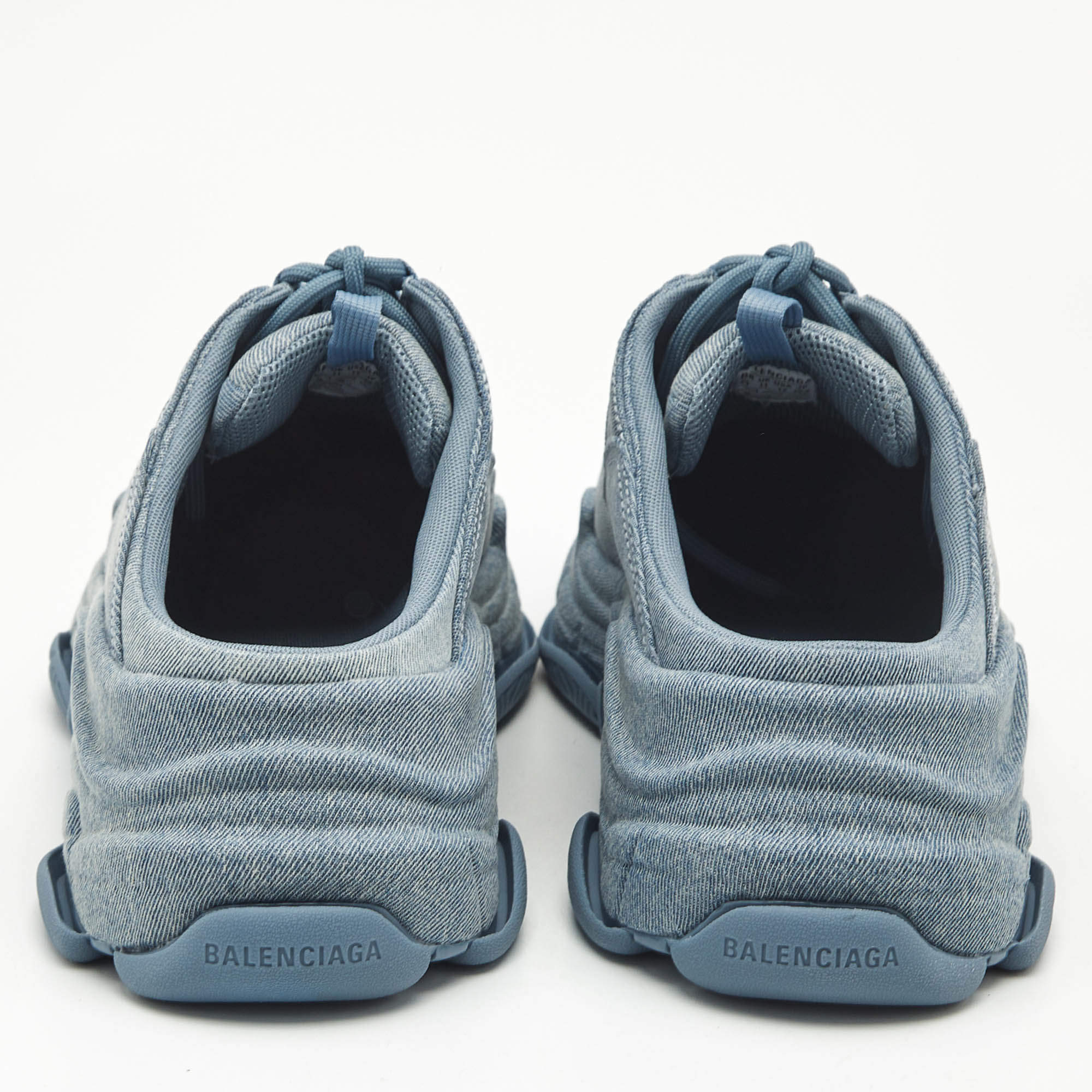 ●BALENCIAGA●Triple S ミュール デニム Balenciaga Blue Denim Triple S Mules Size 45 Balenciaga | TLC