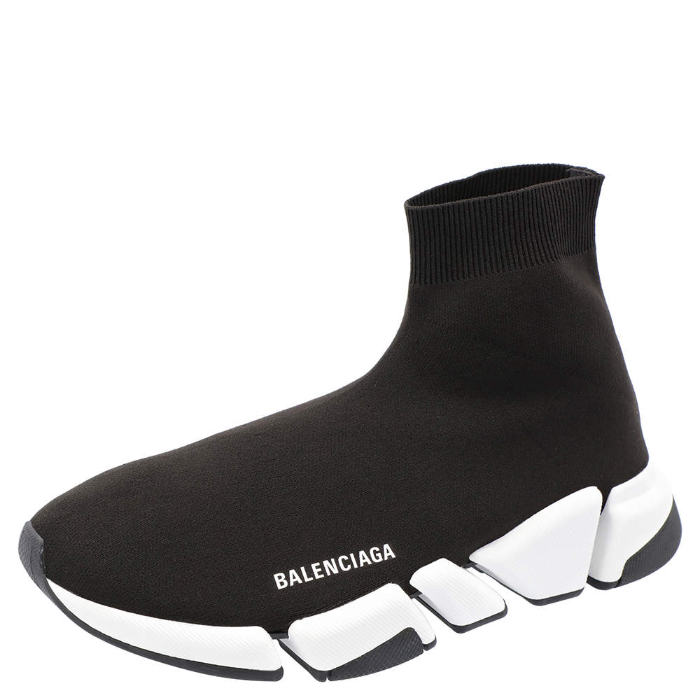 balenciaga all black sock trainers