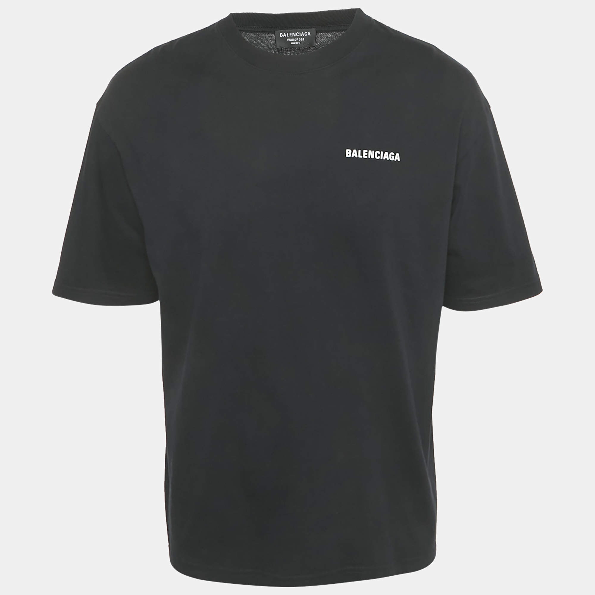 トップス balenciaga destroyed Flatground t-shirt Buy Balenciaga Green Caps Destroyed Flatground Large Fit T