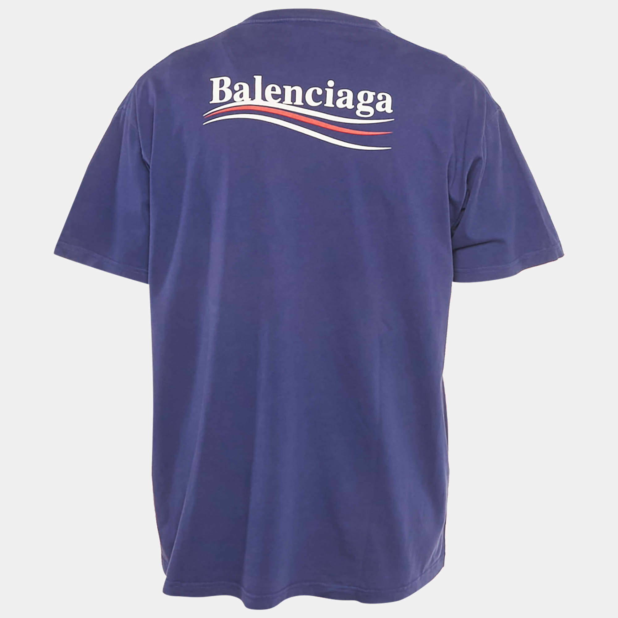 Balenciaga Black Symbolic Logo Printed Oversized T-Shirt XS