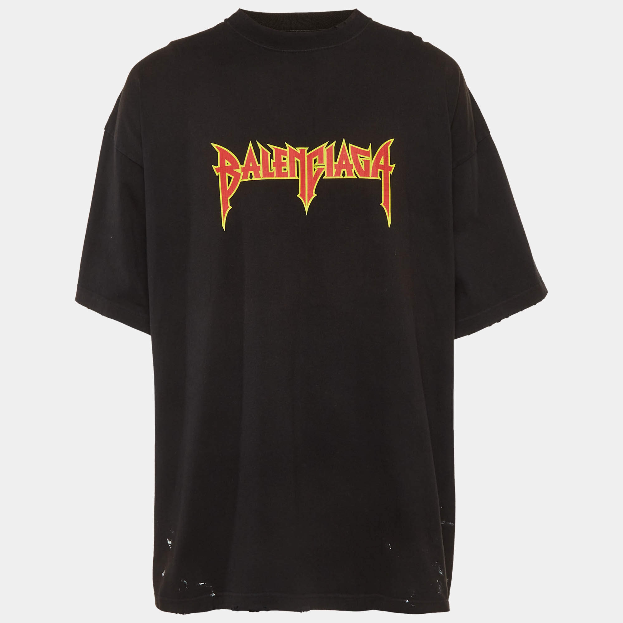 Pre Owned Balenciaga Unifit Metal Vintage Oversized T-shirt XL