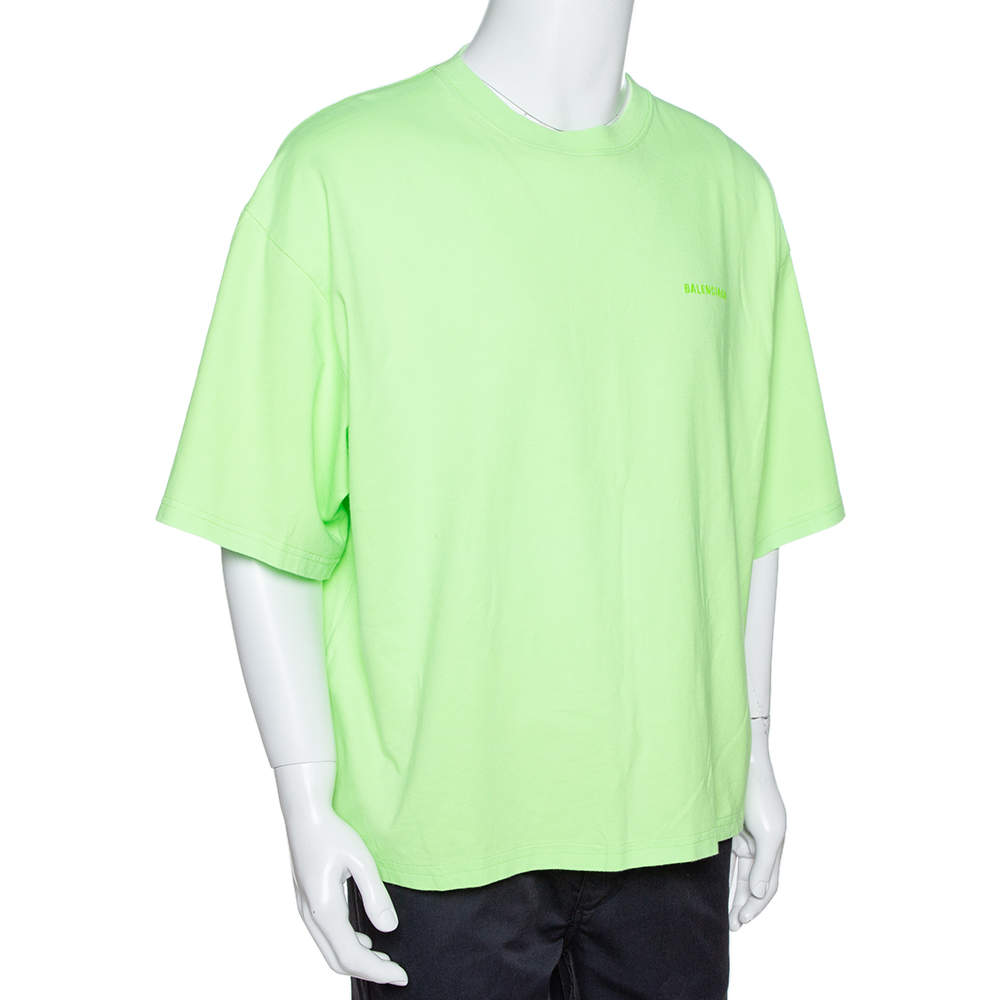 Neon green sale balenciaga shirt