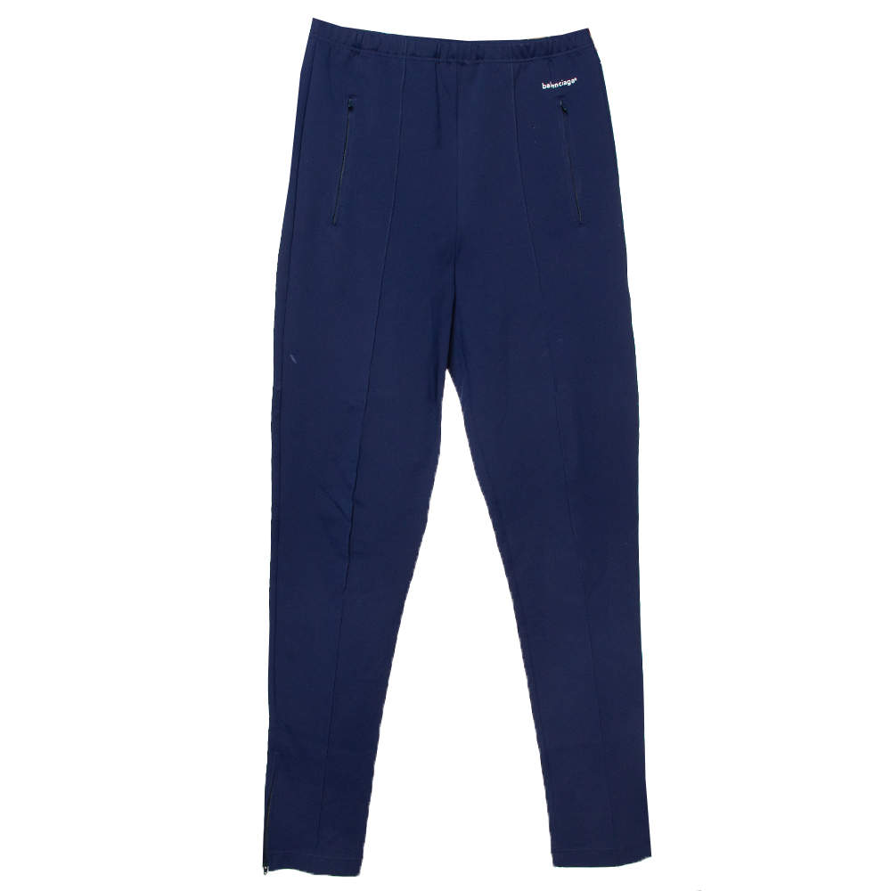 balenciaga pants navy