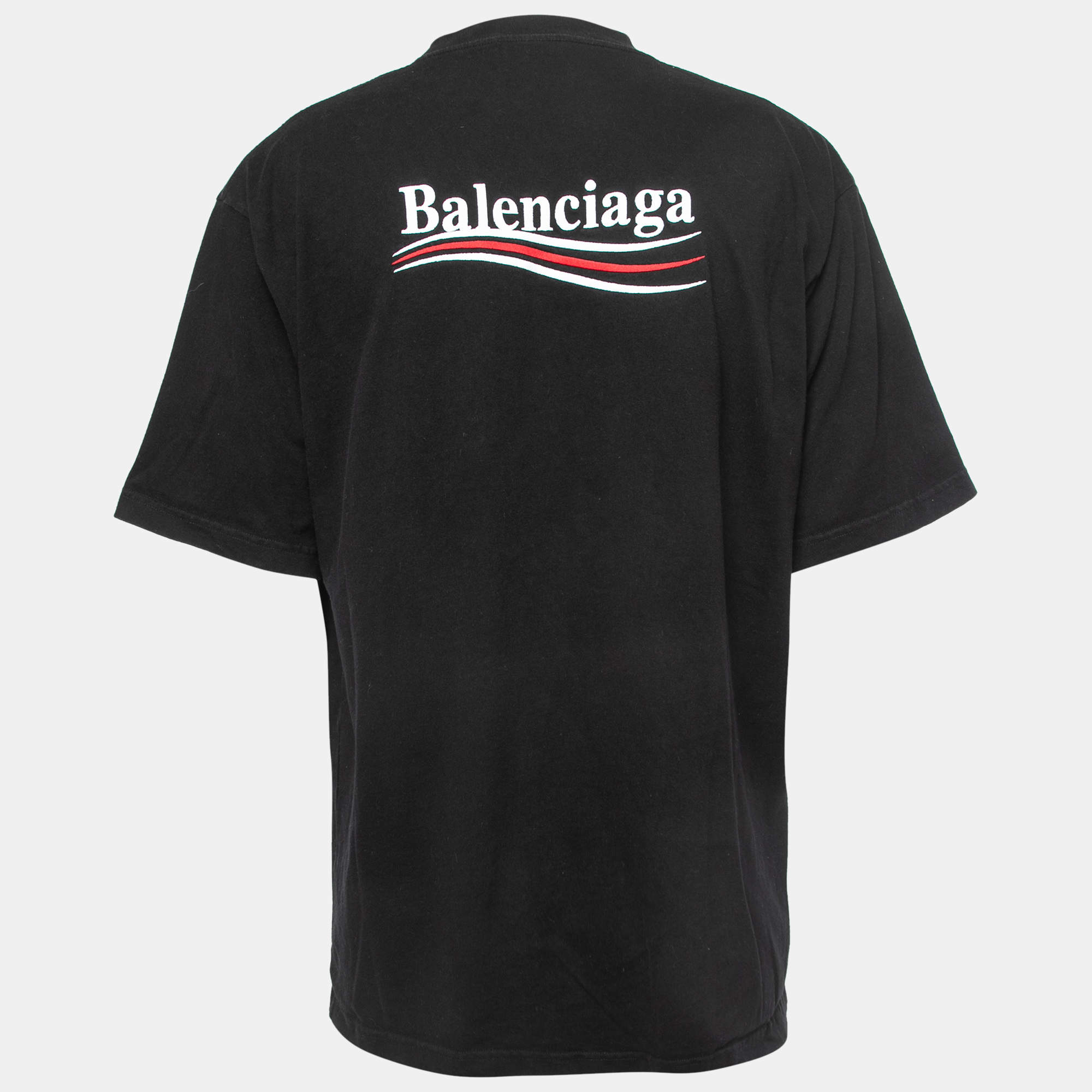 Balenciaga classic Logo black T Shirt size L