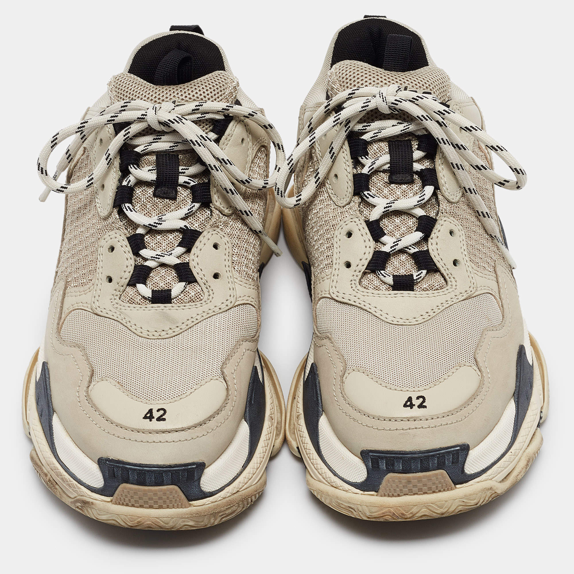 Balenciaga triple s front view best sale