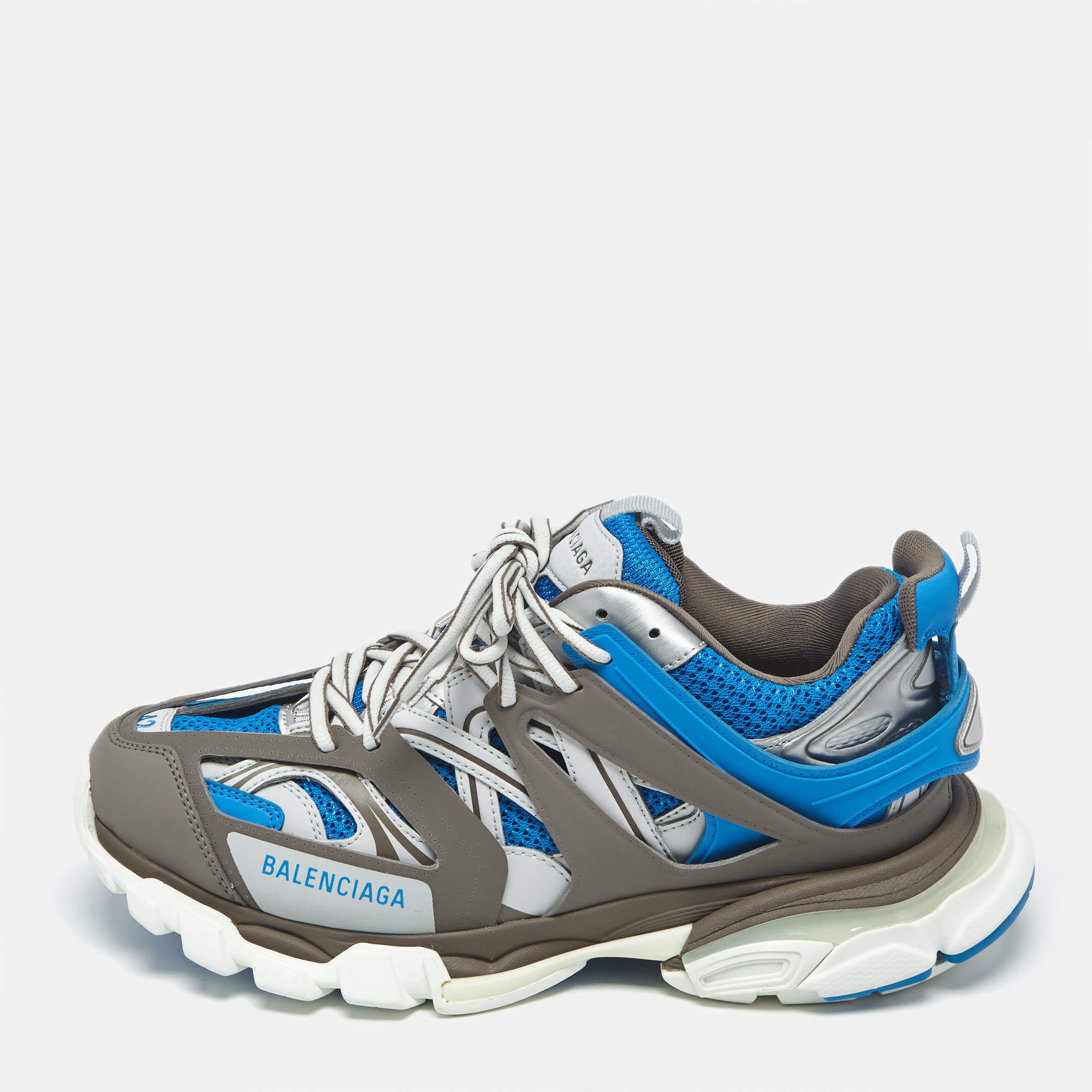 【関税&送料込】Balenciaga Multicolor Mesh And Rubber Track BALENCIAGA Mesh Rubber Mens Runner Sneakers 41 Multicolor