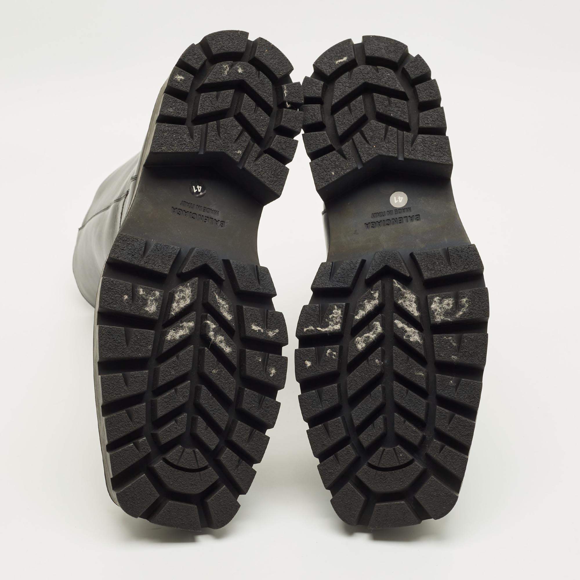 Balenciaga Black Rubber Trooper Boots Size 43 Balenciaga | TLC US