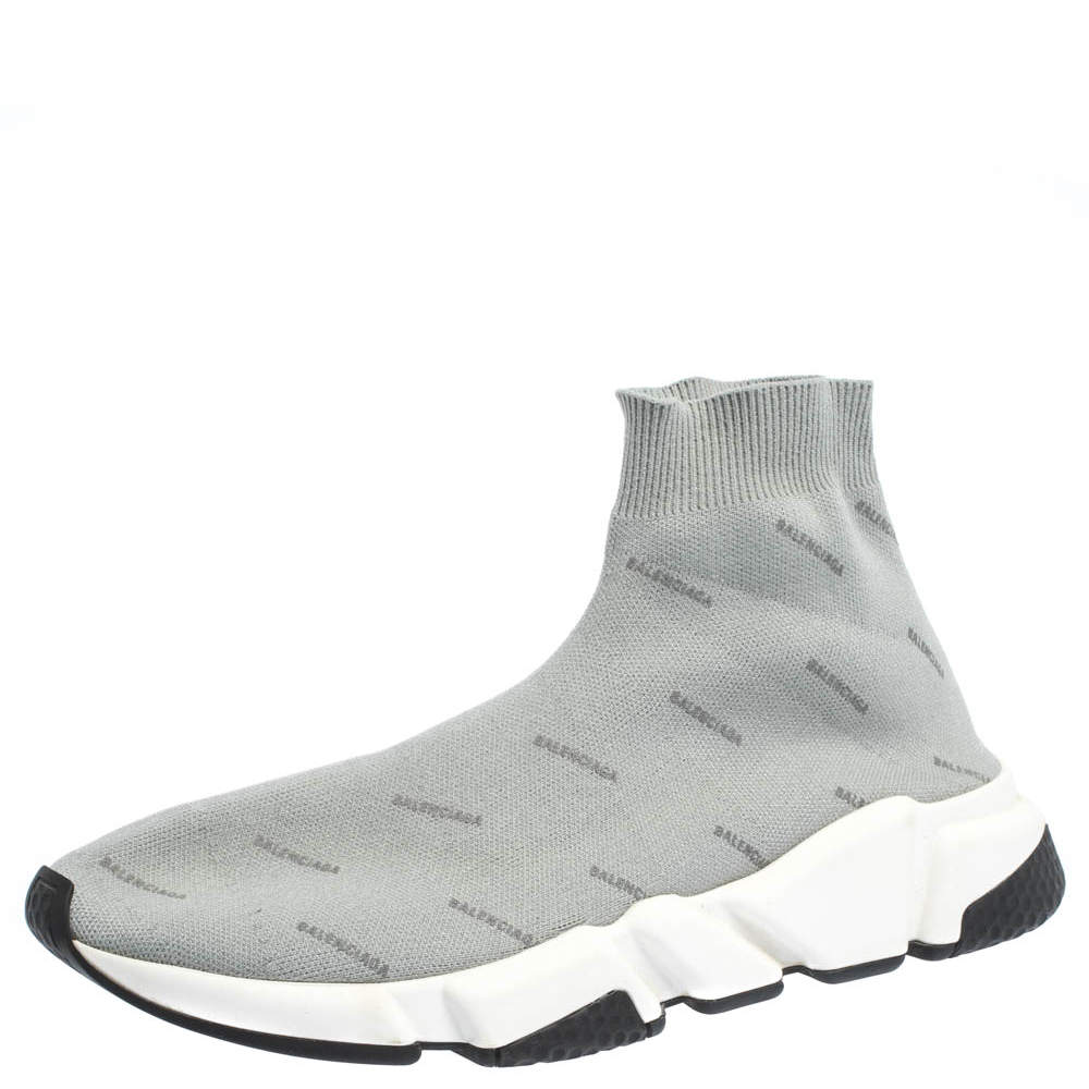balenciaga grey sock trainers