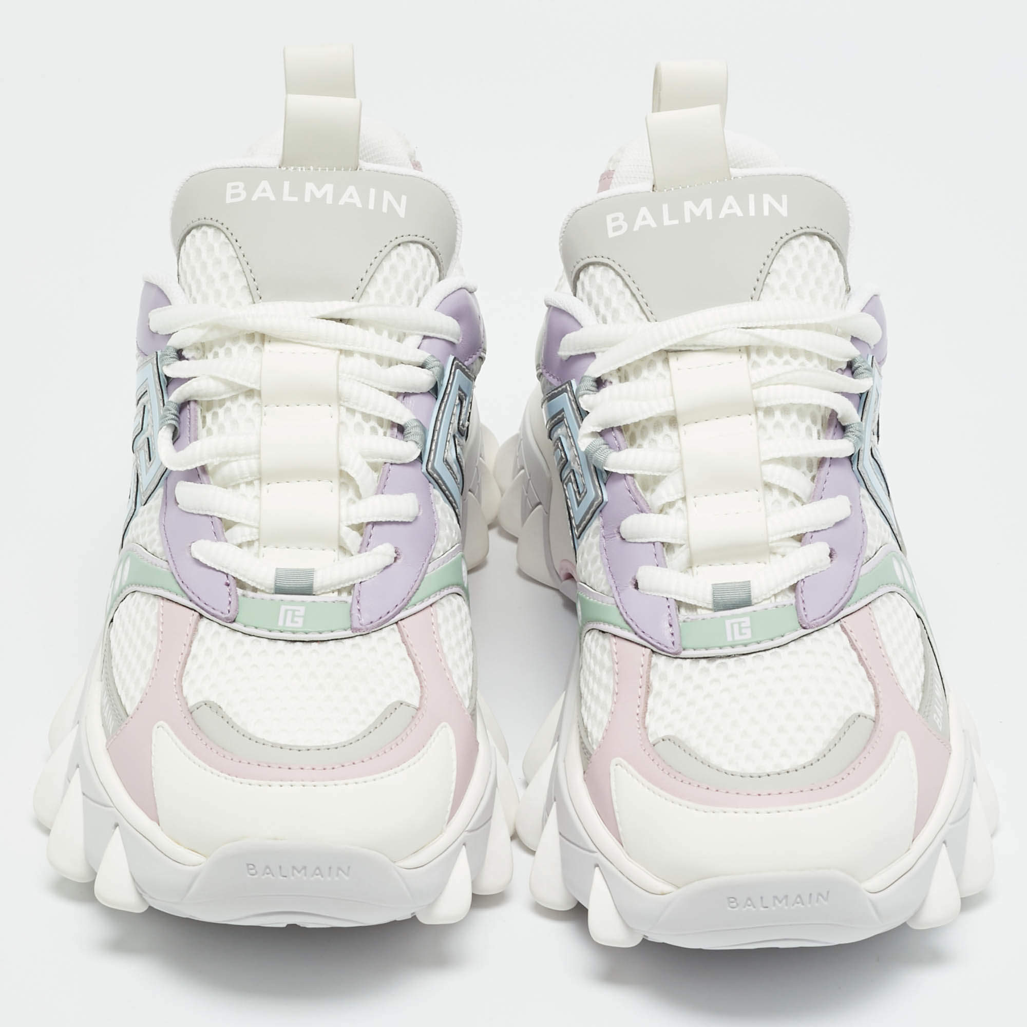 Balmain Black Leather Zip High Top Sneakers Size 42 Balmain | TLC